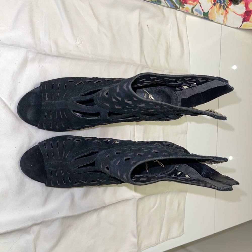 Brian Atwood Open Toe Booties
